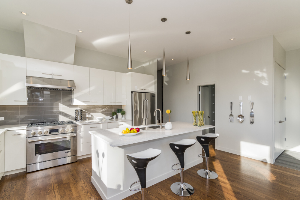 cocina abierta al salón